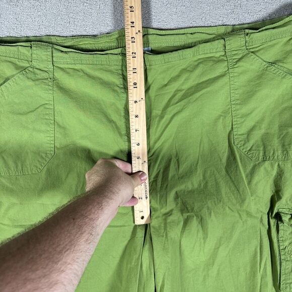 Liz And Me Women's Plus Size 30W‎ Capri Cargo Pants Rip Stop Tie Ankle Stretch - Picture 6 of 11